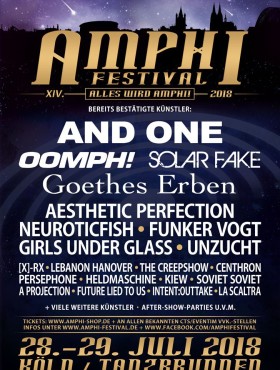 Affiche Amphi Festival 2018