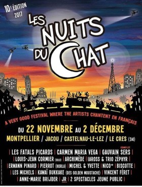 Affiche Les Nuits Du Chat 2017