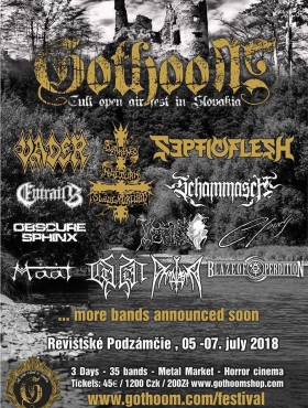 Affiche Gothoom Open Air 2018