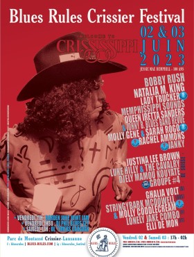 Affiche Blues Rules Crissier 2023