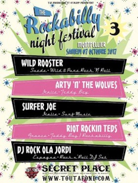 Affiche Rockabilly Night 2017