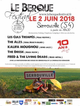 Affiche Le Berque Festival 2018