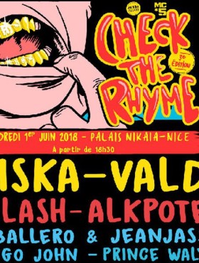 Affiche Check The Rhyme 2018