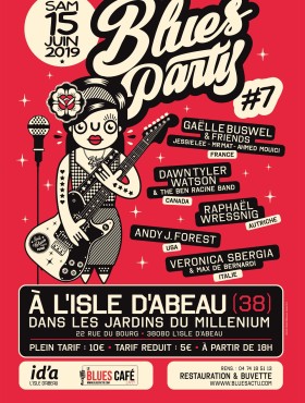 Affiche Blues Party 2019