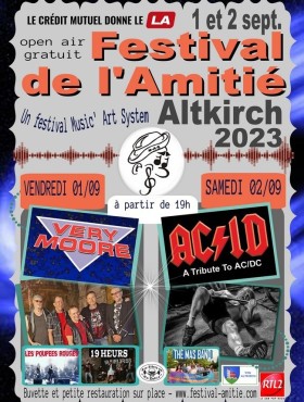 Affiche Festival De L'amitié 2023