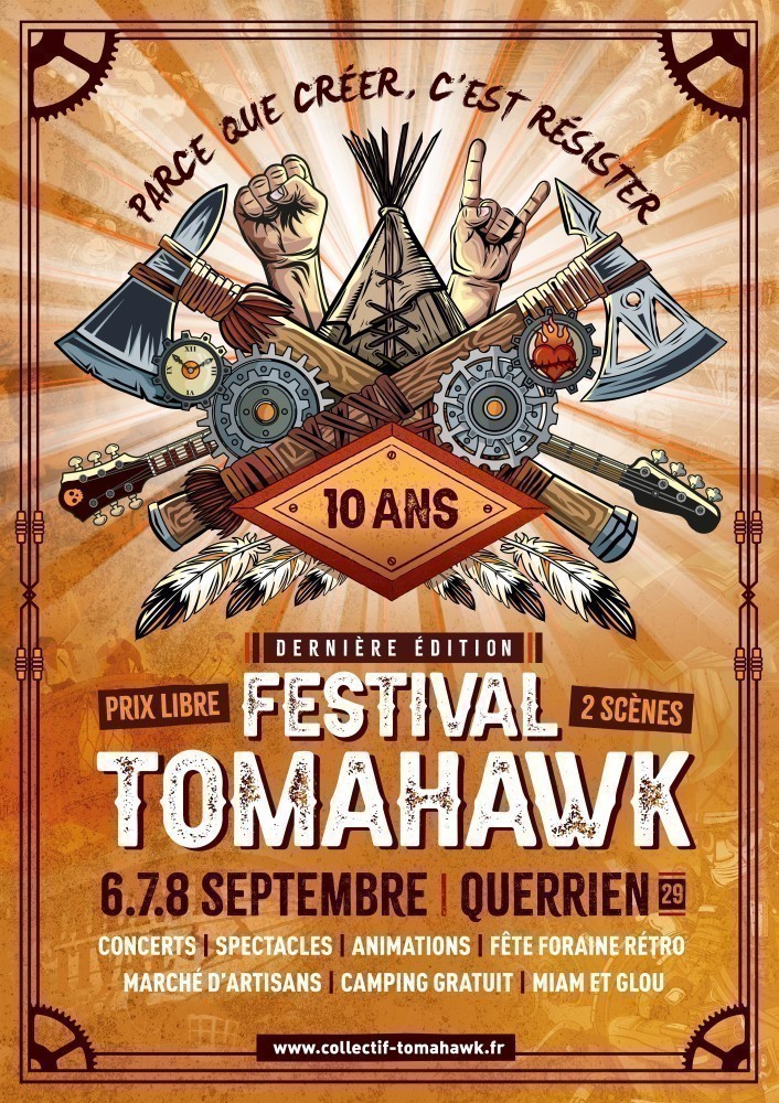 Festival Tomahawk 2023 à Querrien (29). Programme, places, billets