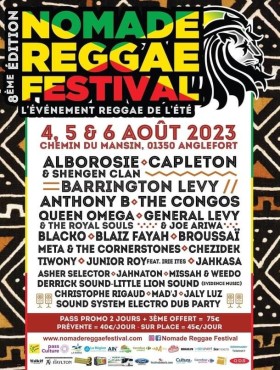 Affiche Nomade Reggae Festival 2023