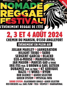Affiche Nomade Reggae Festival 2023