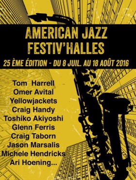 Affiche American Jazz Festiv'halles 2018