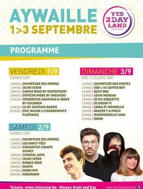 Affiche Yes2day'land Festival 2017