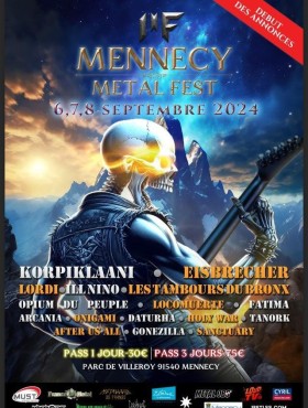 Affiche Mennecy Metal Fest 2023