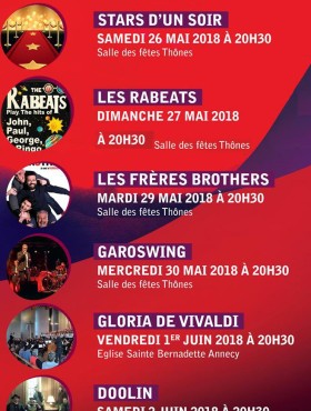 Affiche Les Vocales De Thones 2018
