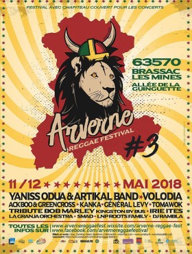Affiche Arverne Reggae 2018