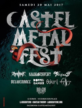 Affiche Castel Metal Fest 2017