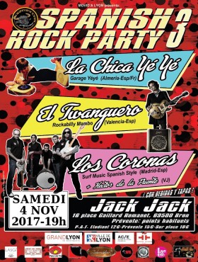 Affiche Spanish rock party 2017