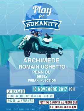 Affiche Play for Humanity La Verrière 2017