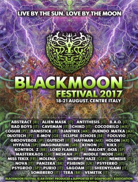 Affiche Blackmoon fest 2017