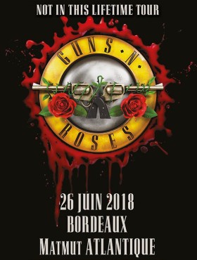 Affiche Guns N'Roses  2018