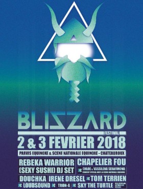Affiche Festival Blizzard 2018