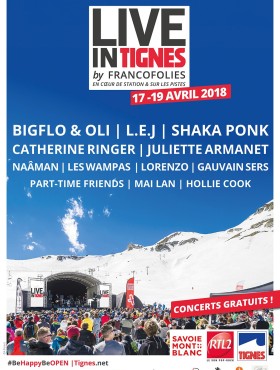 Affiche Live in Tignes 2018