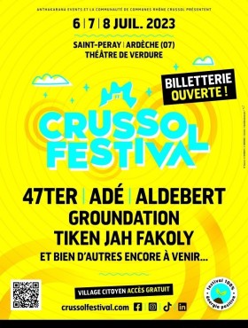 Affiche Crussol Festival 2023