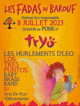 Affiche Festival Les Fadas Du Barouf 2023