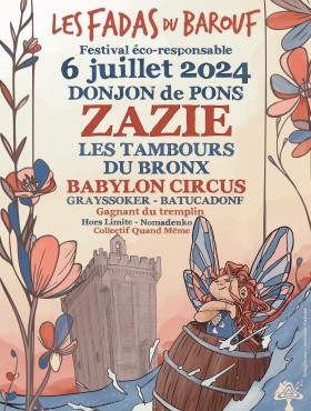 Affiche Festival Les Fadas Du Barouf 2023