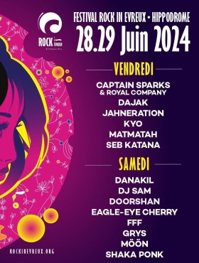 Affiche Rock In Evreux 2023