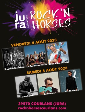 Affiche Jura Rock'n Horses 2023