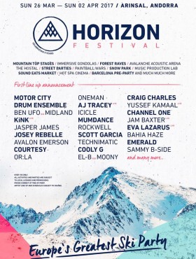 Affiche Horizon festival 2017