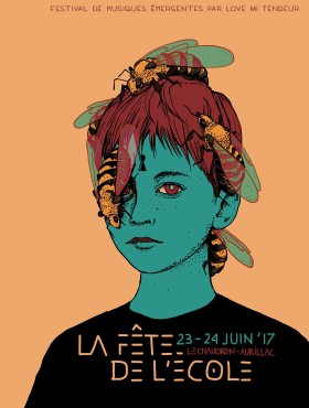 Affiche La fête de l'école 2017