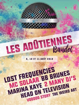 Affiche Les Aoûtiennes 2018