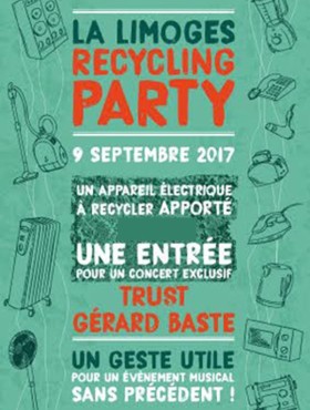 Affiche Limoges recycling party 2017