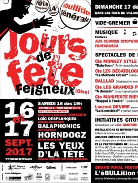 Affiche Jours de fête à Feigneux 2017