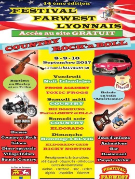 Affiche Festival Farwest Lyonnais 2017