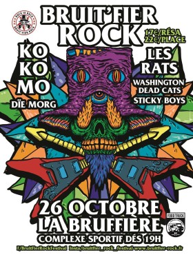 Affiche Bruit'fier Rock Festival 2019