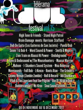 Affiche Telerama Dub festival 2017