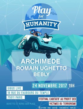 Affiche Play for humanity Gibus 2017
