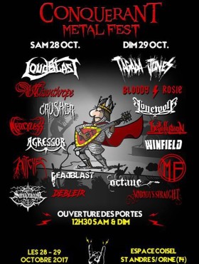 Affiche Conquérant métal fest 2017