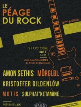 Affiche Le peage du rock 2017