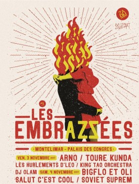 Affiche Les embrazzees 2017