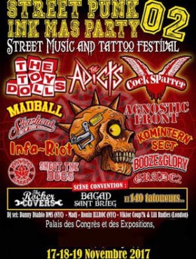 Affiche Street punk ink mas party 2017