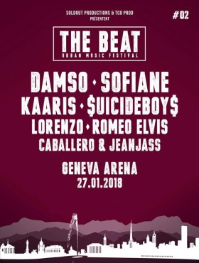 Affiche The Beat Urban Music Festival 2018