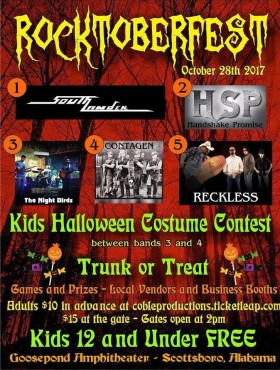 Affiche Rocktoberfest 2017
