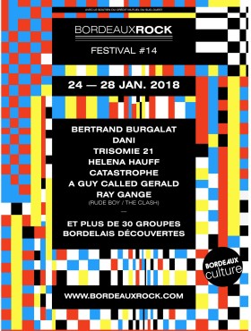 Affiche Bordeaux Rock  2018