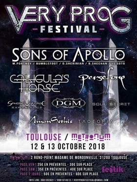 Affiche Very prog festival 2018