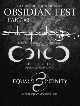 Affiche Obsidian fest 2018