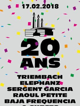 Affiche Les 20 ans de l'usine d'Istres 2018