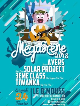 Affiche Tremplin de Mégascène 2018