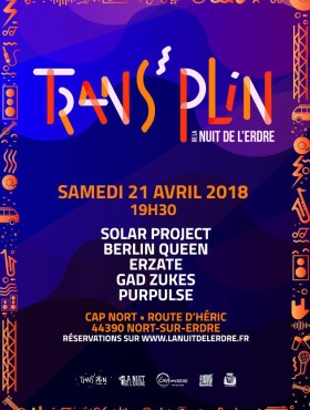 Affiche Trans'plin de la nuit de l'Erdre 2018